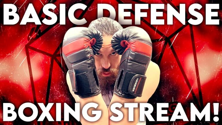 Beginner Boxing Stream: Basic Defense - Full Workout!