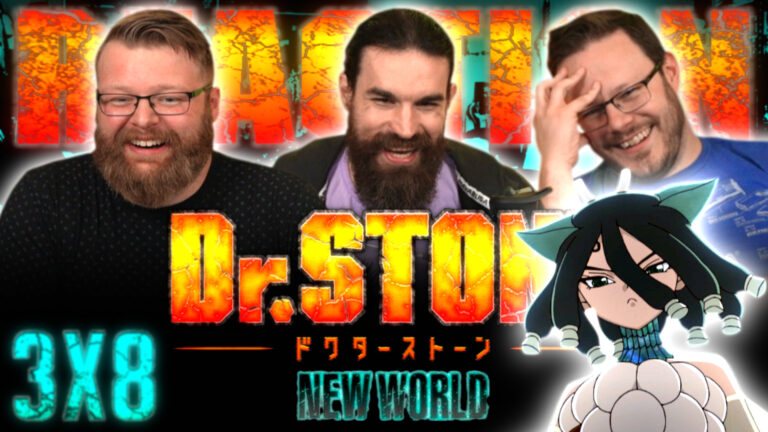 Dr. Stone 3x8 Reaction