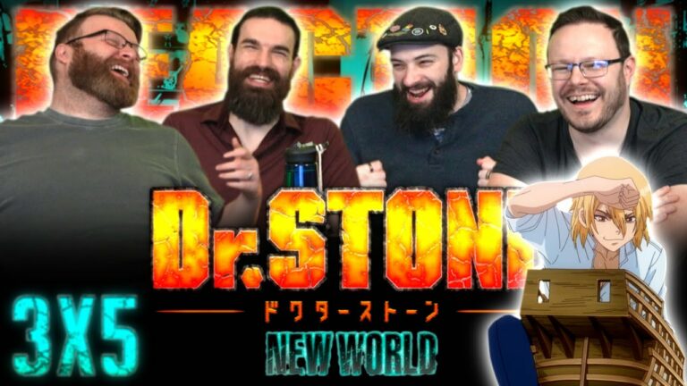 Dr. Stone 3x5 Reaction